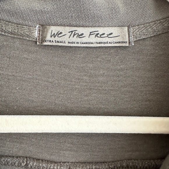 We The Free Ruby Oversized Shirt Jacket, Size XS, Olive Green - Picture 8 of 16